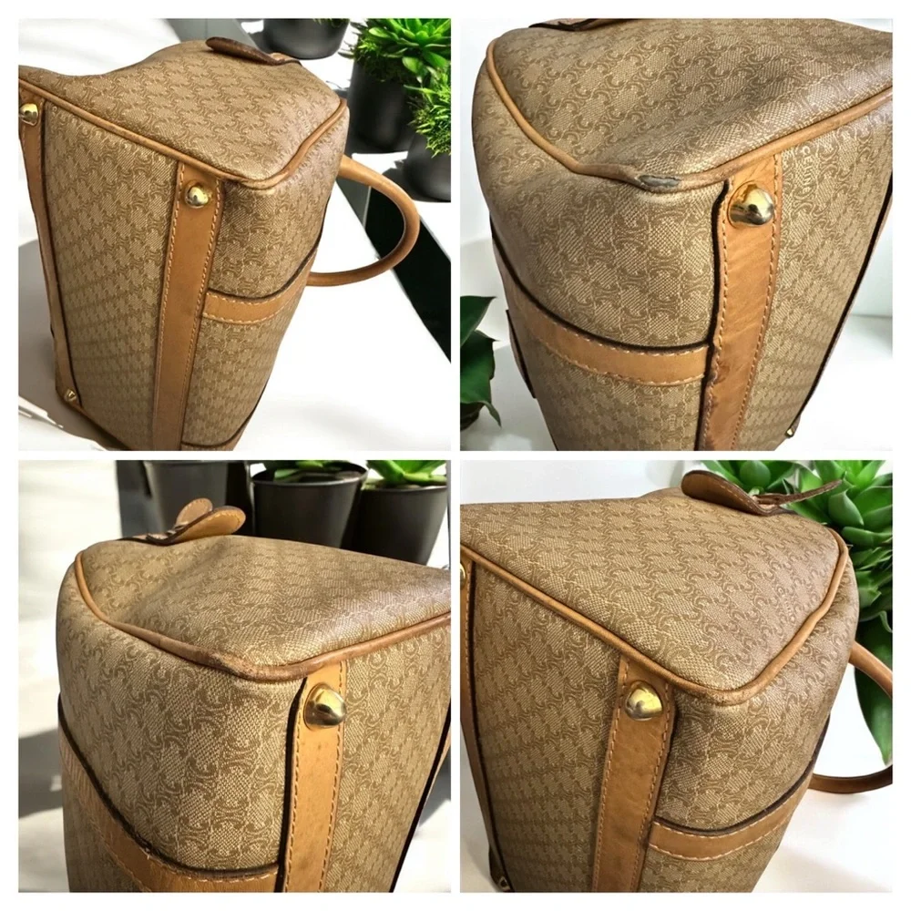 Celine champagne Macadem Triomphe Boston Mini Bag - Picture 16 of 16